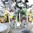 Szklanki 450 ml / 2 szt. - Deco Line / Bałwanek - zdjęcie