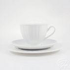 Zestaw herbaciany dla 6 os. / 18 części - OKTAWA 0001 Biała - zdjęcie