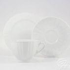 Zestaw herbaciany dla 6 os. / 18 części - OKTAWA 0001 Biała - zdjęcie