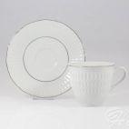 Zestaw do kawy dla 6 os./ 18 części - 3607 SOFIA / Platyna - zdjęcie