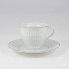 Zestaw do kawy dla 6 os./ 18 części - 3607 SOFIA / Platyna - zdjęcie