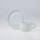 Filiżanka niska 0,19 l ze spodkiem - AMERYKA (LU38002A014) - zdjęcie