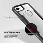 Etui do iPhone 7/8 ZIZO Shock Case - Przeźroczyste/czarne - zdjęcie