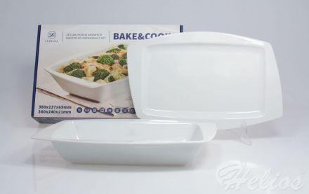 Bake&Cook: Zestaw naczyń do zapiekania 380 Rumba / 2 szt. (LU502RUBC) - zdjęcie główne