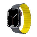 Pasek do Apple Watch 38/40/41/42 mm JCPAL FlexForm Szary/Żółty S