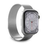 Pasek Apple Watch 44-46mm Puro Milanese srebrny