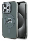 Etui do iPhone 15 Pro Max Karl Lagerfeld IML Metal MagSafe czarne