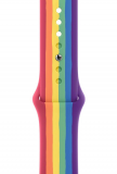 Apple Pasek 44 silikonowy w kolorze Pride Edition
