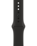 Apple Pasek 46 silikonowy w kolorze Czarnym M/L