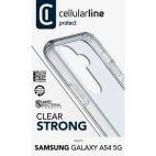 Cellularline Clear Strong - Etui Samsung Galaxy A54 5G z ochroną antybakteryjną (przezroczysty) - zdjęcie