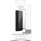 PURO Frame Tempered Glass - Szkło ochronne hartowane na ekran Samsung Galaxy A51 (czarna ramka) - zdjęcie
