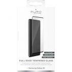 PURO Premium Full Edge Tempered Glass Case Friendly - Szkło ochronne hartowane na ekran Samsung Galaxy S20 (czarna ramka) - zdjęcie