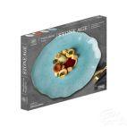 Talerz płytki 33 cm / 1 szt. - STONE AGE / Beżowy - zdjęcie