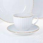 Zestaw naczyń dla 6 os. / 30 części - 1608C DAISY Gold Line - zdjęcie