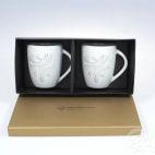 Komplet 2 kubków - DUO Platynowe Serce (8P) - zdjęcie