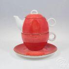 Zestaw do herbaty 1/3 - 6630H Bola (czerwony) - zdjęcie
