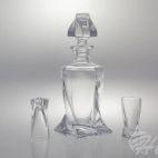 Komplet kryształowy do likieru 1+6 - QUADRO (869210) - zdjęcie