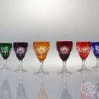 Kieliszki kryształowe do wódki 30 ml - KOLOR MIX (2 6K) - zdjęcie