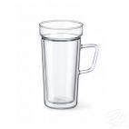 Szklanki z uchem z podwójną ścianką 400 ml / 2 szt. - DUAL (2302/2) - zdjęcie