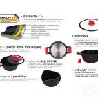 Garnek z pokrywką 28 cm - OBSIDIAN - zdjęcie