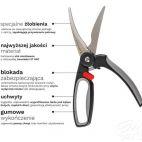 Nożyce kuchenne - Obsidian - zdjęcie