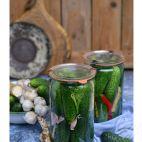 Słoiki z pokrywką, uszczelką i 2 zapinkami /1000 ml - WECK Sturz (WE-782-100PUZ) - zdjęcie