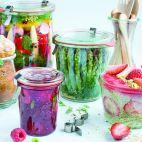 Słoiki z pokrywką, uszczelką i 2 zapinkami / 140 ml - WECK Mini-Sturz (WE-761-60PUZ) - zdjęcie