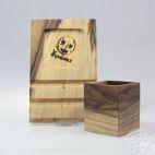 Drewniany przybornik na biurko (KODA-03) - zdjęcie