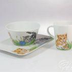 Zestaw śniadaniowy 1/3 - TRENDY S-03572 Kotki - zdjęcie