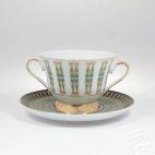 Bulionówka 0,35 l ze spodkiem - G413 ASTRA India - zdjęcie