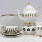 Zestaw do herbaty dla 6 os. / 23 części - G413 ASTRA India - zdjęcie