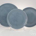 Zestaw talerzy dla 6 osób - K90 DAISY Niebieska - zdjęcie