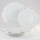 Zestaw talerzy dla 6 os. /18 części - 3610 OKTAWA Złoty pasek - zdjęcie