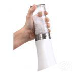 Młynek grawitacyjny do soli lub pieprzu / biały - LIVIO (8852) - zdjęcie