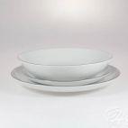 Zestaw talerzy dla 6 os. / 18 części - B325 CITY Platynowe - zdjęcie