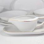 Serwis obiadowy bez wazy dla 12 os. / 44 części - B326 CITY Złote - zdjęcie