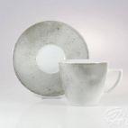 Filiżanka 350 ml ze spodkiem - 7560B KOSMOS Szary - zdjęcie