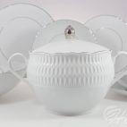 Serwis obiadowy dla 6 os. / 25 części - 3607 SOFIA / Platyna - zdjęcie