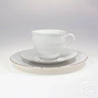 Zestaw do kawy dla 6 os./ 18 części - 3604 SOFIA / Złota - zdjęcie