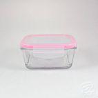 Pojemnik szklany / kwadratowy 720 ml - FRESCO (FRS247) - zdjęcie