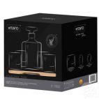 Komplet do whisky z dębową tacą - Sterling OAK (1634) - zdjęcie