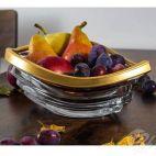 Misa kryształowa 30,5 cm - WAVE GOLD Mat (802893) - zdjęcie