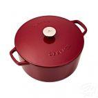 Garnek żeliwny 5,0 l - NATUR IRON / bordo - zdjęcie