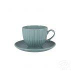 Filiżanki 0,20 l ze spodkiem dla 6 osób - K60 DAISY Turkus - zdjęcie