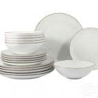 Zestaw talerzy dla 6 osób / 18 części - 6630U Beżowy (Boss) - zdjęcie