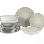 Zestaw talerzy dla 6 osób / 18 części - 9016 Reactivo - zdjęcie