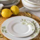 Zestaw obiadowy dla 12 os. / 42 części - Classic Oliwka WA-166 - zdjęcie
