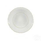 Salaterka okrągła 17 cm - 3604 ROCOCO Złoty pasek - zdjęcie