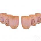 Zestaw kubków dla 6 osób - STONEWARE S011T Blush (Daisy) - zdjęcie