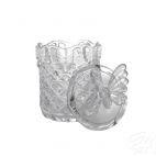 Pojemnik kryształowy z motylem 23 cm - BUTERFLY (568038) - zdjęcie